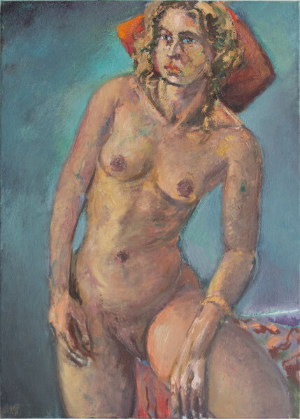 Rolf Walter - Weiblicher Akt - 2009 - Öl auf Leinwand