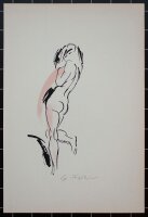 Gustav Friese - Temptation - 1949 - handcolorierte...