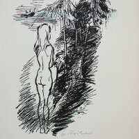 Gustav Friese - Erdverbunden - 1949 - handcolorierte...