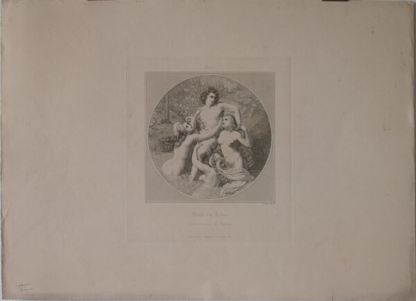 Karl Ferdinand Sohn - Raub des Hylas - undatiert - Kupferstich