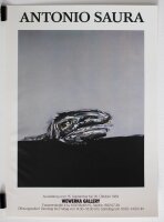 Antonio Saura - Antonio Saura Ausstellungsplakat Wewerka...