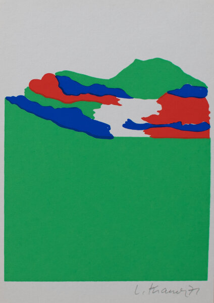 Lukas Kramer - ohne Titel - 1971 - Siebdruck