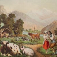 Bülow - Vier Jahreszeiten. Allegorische Darstellung...