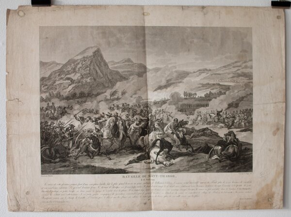 Martinet nach - Bataille du Mont-Thabor 1977 - undatiert - Kupferstich