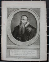 Jacobus Houbraken - Porträt Jacobus Trigland d....
