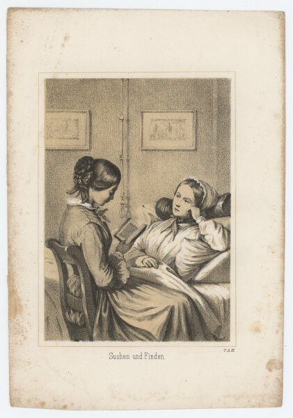 unbekannt - Suchen und Finden - o.J., Lithographie