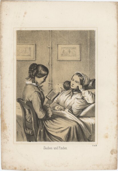 unbekannt - Suchen und Finden - o.J., Lithographie