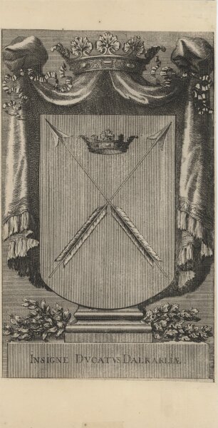 unbekannt - Wappen Ducatus Dalarliae - o.J., Radierung
