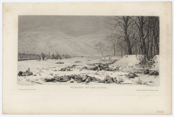 Wilhelm Woernle nach W.W.Wassijewitsch - Skobeleff auf dem Schipka - o.J., Radie