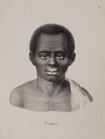 Joseph Brodtmann - Neger - undatiert - Lithografie auf Büttenpapier