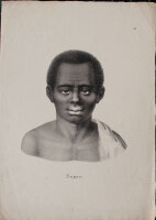 Joseph Brodtmann - Neger - undatiert - Lithografie auf Büttenpapier