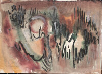 Max Pöppel - ohne Titel - 1961 - Aquarell