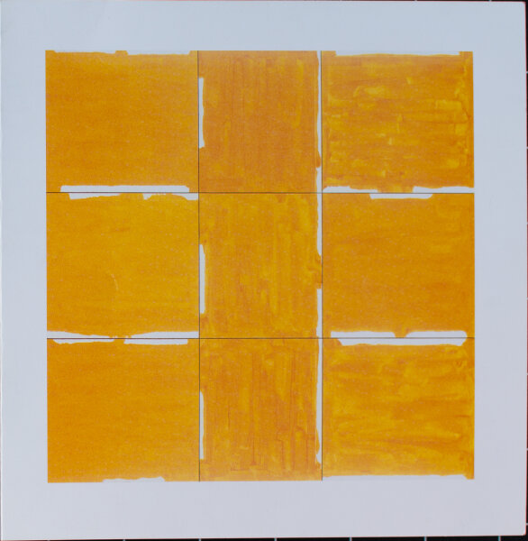 Ulrich Erben - präsenz (gelb) - 2013 - Offsetdruck