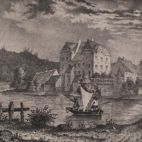 unbekannt - Schloss Schweta - undatiert - Lithografie
