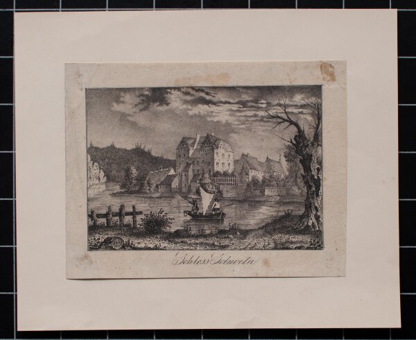 unbekannt - Schloss Schweta - undatiert - Lithografie