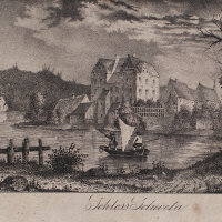 unbekannt - Schloss Schweta - undatiert - Lithografie
