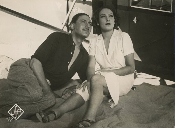 Foto UFA Studios - Porträt Willy Birgel und Brigitte Horney - 1937 - Fotografie