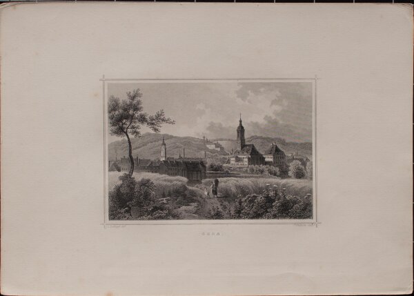 J. Umbach - Gera - undatiert - Stahlstich