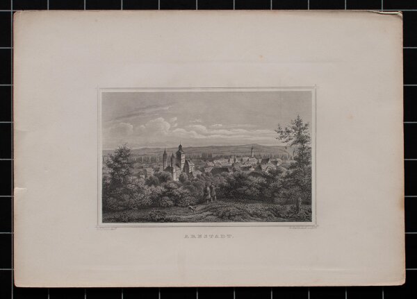 Franz Hablitscheck - Arnstadt - undatiert - Stahlstich