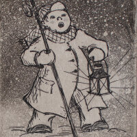 Margot Güntzel - Der Nachtwächter - undatiert -...