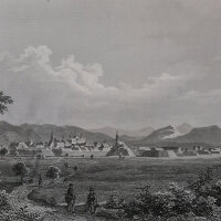 J. Umbach - Panoramaansicht von Rastadt (Rastatt) - o.J....