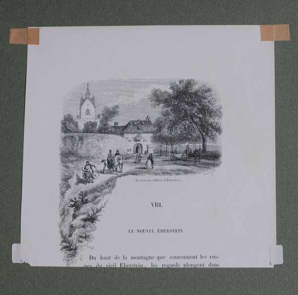 unbekannt - Schloss Eberstein - o.J. - Holzstich