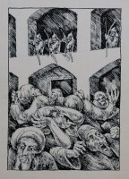 Peter Becker - Kinderbuchillustration - o.J. - Tuschezeichnung