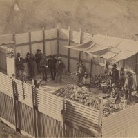 Unbekannt - Baustelle in Iquique - undatiert - Fotografie