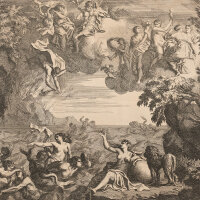 Nicolas Poussin - Mythologische Szene (Allegorie) -...