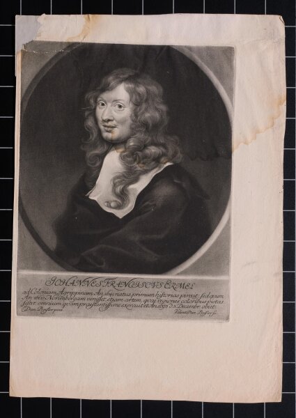 Daniel Preißler - Bildnis Johann Franz Ermel(s) - undatiert - Mezzotinto auf Büttenpapier