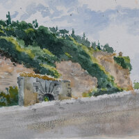 unbekannt - Südliche Berglandschaft - ohne Jahr -...