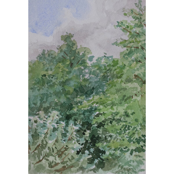 unbekannt - Landschaft - ohne Jahr - Aquarell auf Büttenpapier