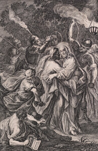 unbekannt - Judaskuss - undatiert - Kupferstich