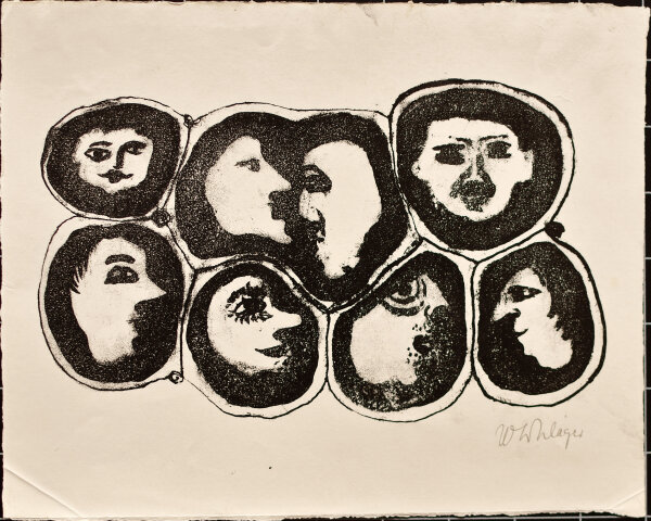 Wilhelm Schläger - ohne Titel - o.J. - Lithografie