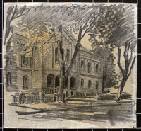 wohl Hugo Eichler - Ansicht eines Gebäudes - o.J. -...