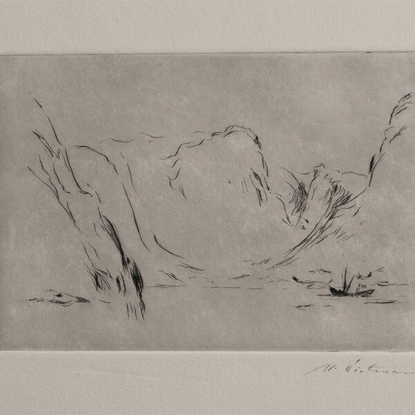 Hans Dietmann - Fjordlandschaft - undatiert - Radierung