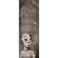 Viktoria Graf - Mensch und Spinne - 2009 - Radierung auf...