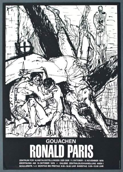 Ronald Paris - Ausstellungsplakat - 1979 - Offsetdruck