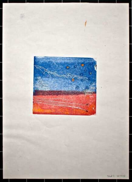 unbekannt - Kopositionen - 4 Blätter - 1998 - Farblinolschnitt