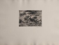 Hans Dietmann - Dorfansicht - undatiert - Radierung auf Büttenpapier