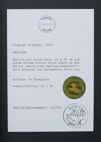 Florian Richter - Gefilde - 2014 - Buch, originalverpackt