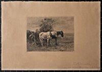 Franz O`Stückenberg - Pflüger - 1892 - Radierung