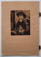 Eva Johanna Rubin - Kind mit Puppe - undatiert -...