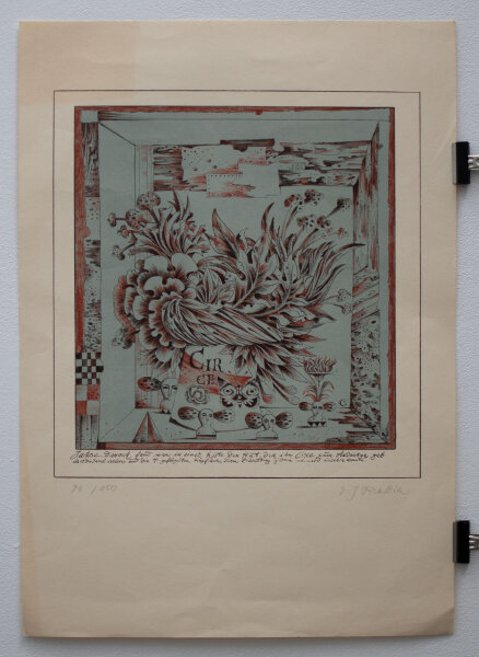 Eva Johanna Rubin - Circe, Illustration - undatiert - Lithografie