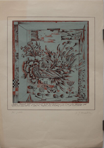 Eva Johanna Rubin - Circe, Illustration - undatiert - Lithografie