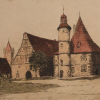 L. Baumann - Das Hegereiterhaus, Rothenburg/Tauber -...