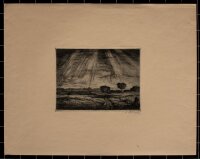 A. Rühring - Feldweg - undatiert - Radierung