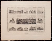 Carl Gunkel - München II - 1850 - Stahlstich