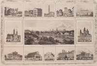 Carl Gunkel - München II - 1850 - Stahlstich