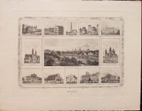 Carl Gunkel - München II - 1850 - Stahlstich